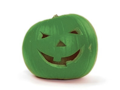 Inquiring Green Pumpkin